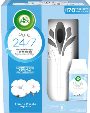 AIR WICKstrojček+náplň 250ml Pure jemná bavlna