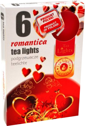 Čajové sviečky 6ks Romantika