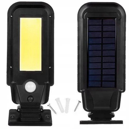 Pouličné osvetlenie solárne ISO 15748, 210 LED COB, 5,5V 6W