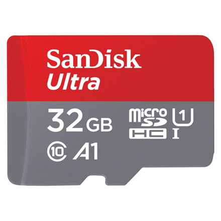 SanDisk Ultra microSDHC 32 GB 120 MB/s A1 Class 10 UHS-I, s adaptérom