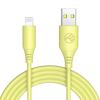 TELLUR Silicone, Kábel, USB/Lightning, 1m, yellow