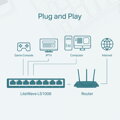 TP-Link LS1008, Switch 8-Port/100Mbps/Des