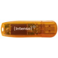 INTENSO Rainbow Line, 64GB, USB 2.0, Orange