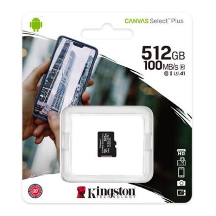 KINGSTON Micro SDXC CANVAS SP 512GB UHS-I