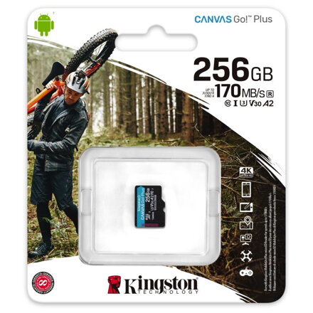 KINGSTON Micro SDXC CANVAS GO! Plus 256GB