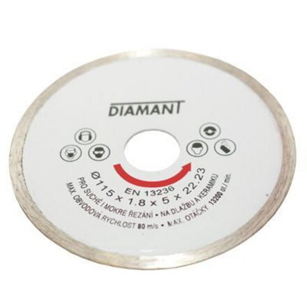 Kotuc diamantovy plny 150mm  #