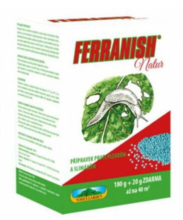 Prípravok / granule proti slimákom Ferranish 180g+20g zdarma