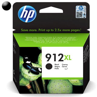 HP 912XL Cartridge 3YL84AE, Black (Čierna)